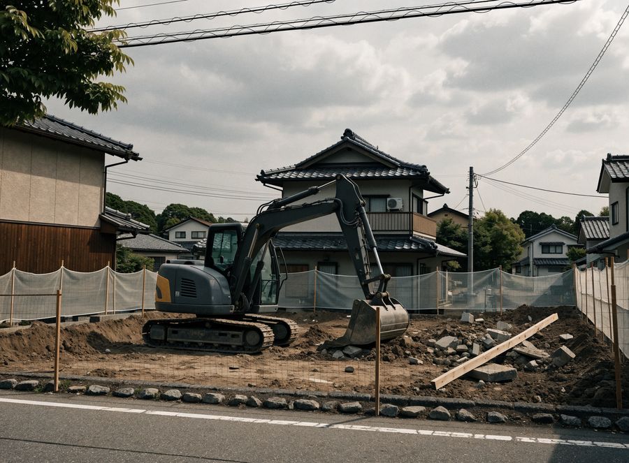 空き家解体・整地施工事例のイメージ